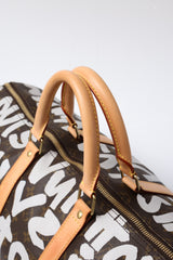 Louis Vuitton X Stephen Sprouse Monogram Graffiti Keepall 50