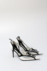 Gianmarco Lorenzi Leather Lace Heels