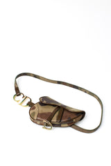 Dior Camo Mini Saddle Belt Bag