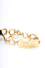 Dior Monogram Mini Saddle Wristlet Bag