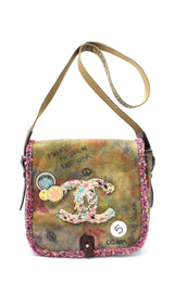 Chanel Graffiti On The Pavements Shoulder Bag