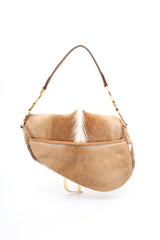 Dior Mohawk Fur Saddle Bag