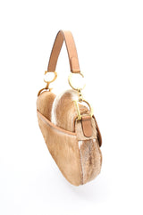 Dior Mohawk Fur Saddle Bag
