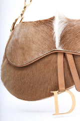Dior Mohawk Fur Saddle Bag