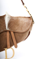 Dior Mohawk Fur Saddle Bag