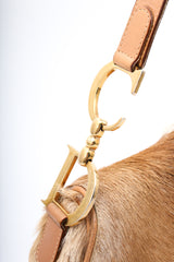 Dior Mohawk Fur Saddle Bag