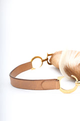 Dior Mohawk Fur Saddle Bag