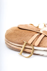 Dior Mohawk Fur Saddle Bag