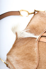 Dior Mohawk Fur Saddle Bag