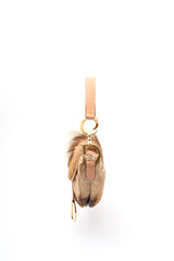 Dior Mohawk Fur Saddle Bag