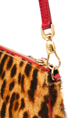 Dior Leopard Mini Saddle Bag