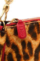 Dior Leopard Mini Saddle Bag