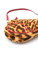 Dior Leopard Mini Saddle Bag