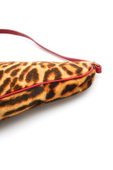 Dior Leopard Mini Saddle Bag