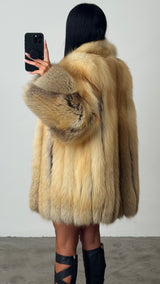 Vintage Fox Fur Coat
