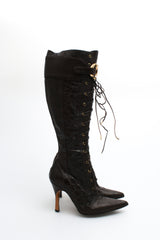 Dior Croc CD Logo Boots