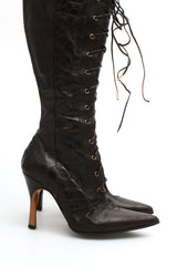 Dior Croc CD Logo Boots