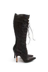 Dior Croc CD Logo Boots