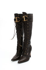 Dior Croc CD Logo Boots