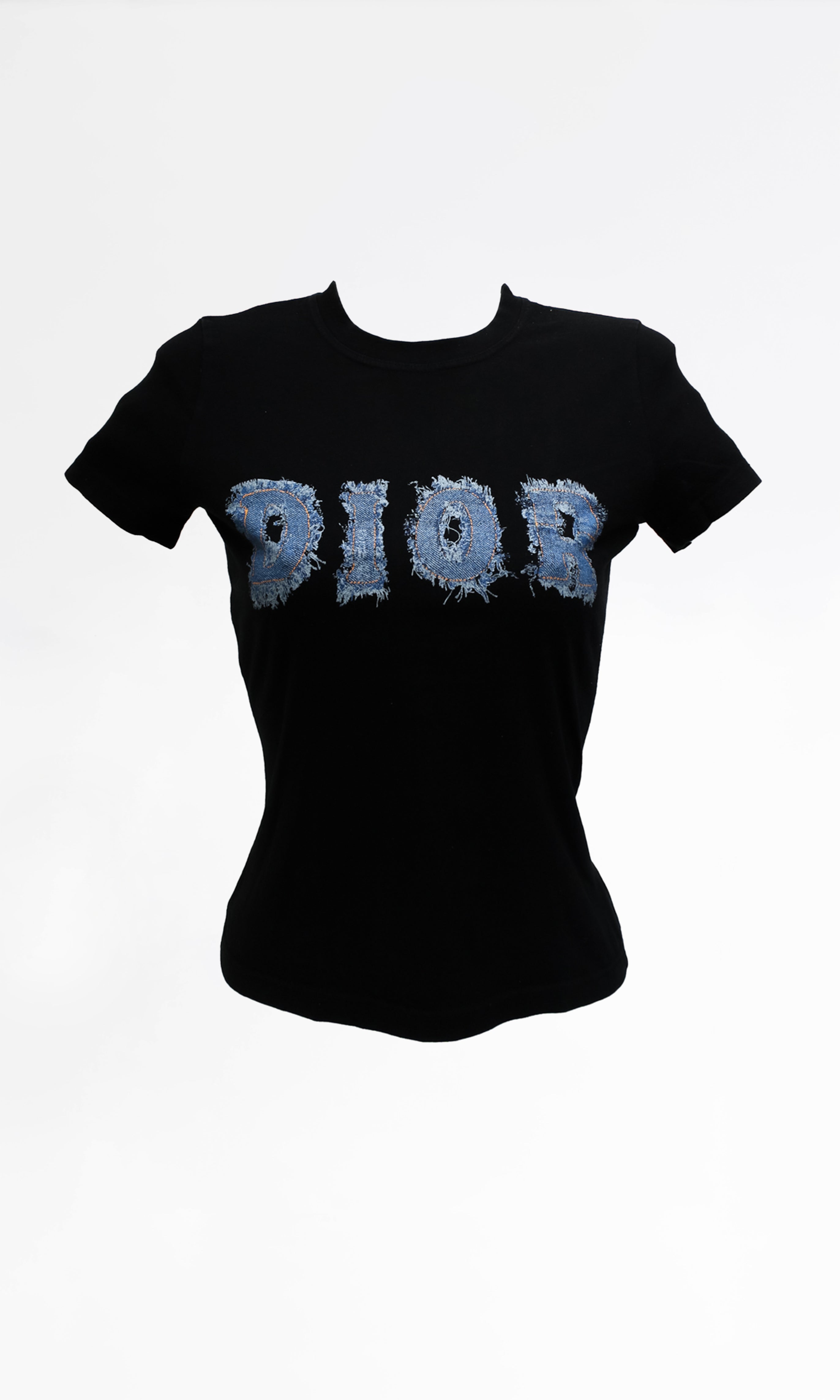 Dior デニムロゴTシャツ/ ブラック38 楽天市場】dior（柄ロゴ）（Tシャツ・カットソー｜トップス