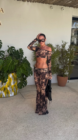 Chrome Hearts Mesh Top and Pants Set