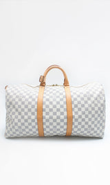 Louis Vuitton Damier Azur Keepall 50