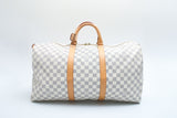 Louis Vuitton Damier Azur Keepall 50