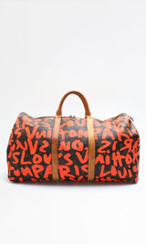 Louis Vuitton x Stephen Sprouse Graffiti Keepall 50