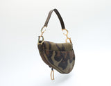 Dior Camo Saddle Bag