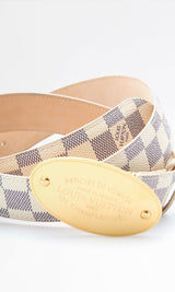 Louis Vuitton Damier Azur Belt
