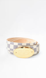 Louis Vuitton Damier Azur Belt