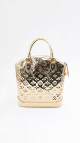 Louis Vuitton Miroir Lockit Vertical Patent Bag