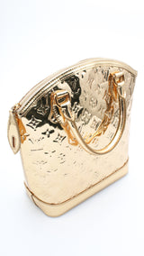Louis Vuitton Miroir Lockit Vertical Patent Bag