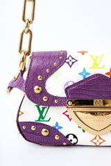 Louis Vuitton X Takashi Murakami Monogram Croc Marilyn Bag