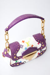 Louis Vuitton X Takashi Murakami Monogram Croc Marilyn Bag
