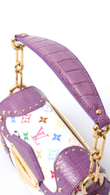 Louis Vuitton X Takashi Murakami Monogram Croc Marilyn Bag