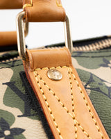 Louis Vuitton X Takashi Murakami Monogramouflage Keepall Bandouliere 55