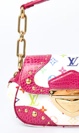Louis Vuitton X Takashi Murakami Monogram Croc Marilyn Bag