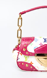 Louis Vuitton X Takashi Murakami Monogram Croc Marilyn Bag