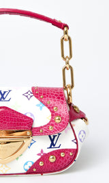 Louis Vuitton X Takashi Murakami Monogram Croc Marilyn Bag