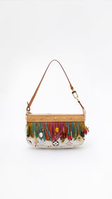 Louis Vuitton X Takashi Murakami Monogram Fringe Mini Pochette