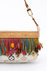 Louis Vuitton X Takashi Murakami Monogram Fringe Mini Pochette