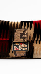 Fendi Velvet Python Baguette