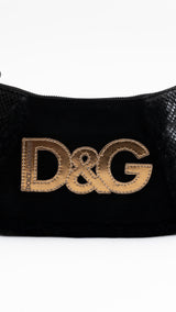 Dolce & Gabbana Suede Shoulder Bag