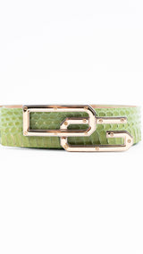 Dolce & Gabbana Leather Snakeskin Belt