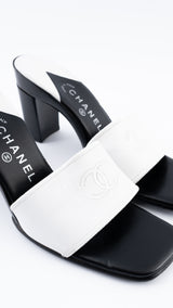 Chanel Leather CC Heels