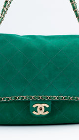 Chanel X Pharrell Williams Suede Lambskin XXL Flap Bag