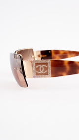 Chanel CC Rimless Sunglasses