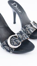 Dior Monogram CD Heels - EU 35.5