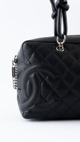Chanel Quilted Leather Cambon Ligne Bowler Bag